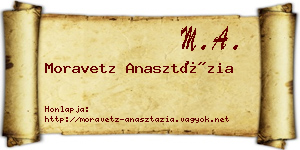 Moravetz Anasztázia névjegykártya